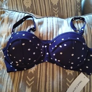 Meet curve Purple Bikini Top